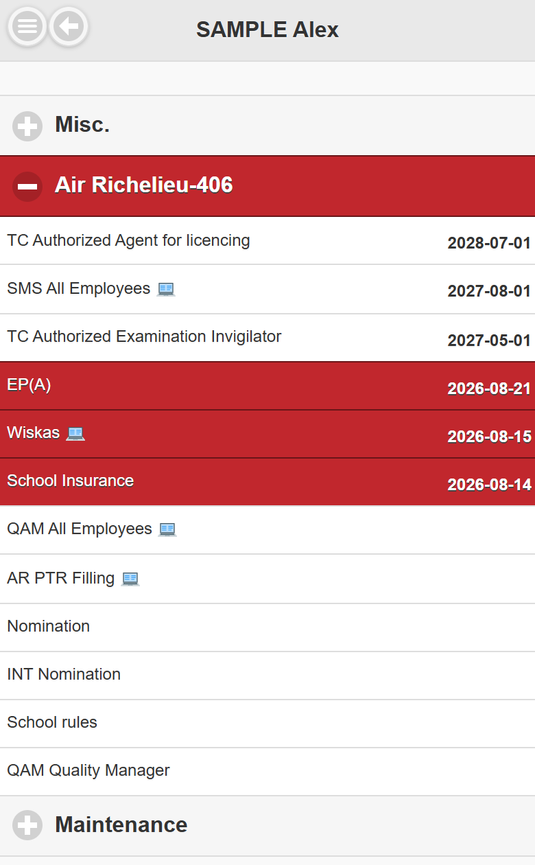 Mobile – Watch alerts