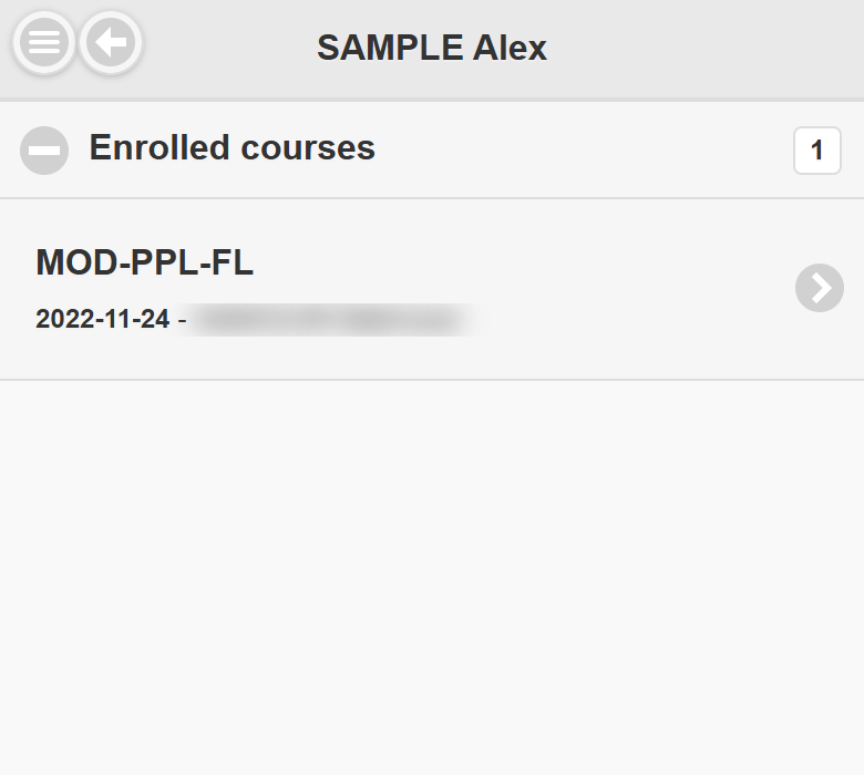 Mobile – Courses