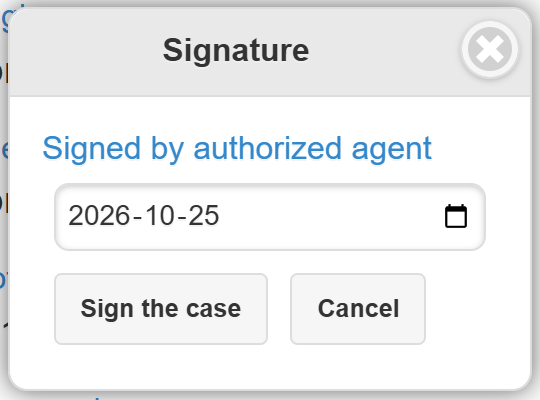 Signature window